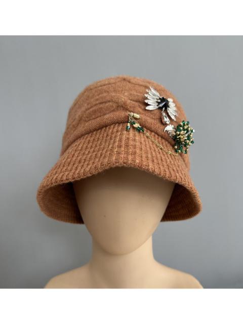 Vivienne Westwood Flower Pin Wool Bucket Hat Seditionaries