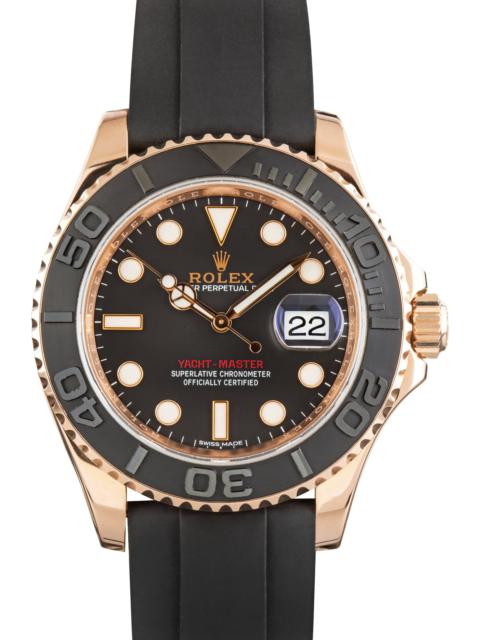 ROLEX Used 18k Everose Gold Rolex Yacht-Master 40 Ref 116655