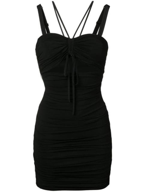 Ruched Cut-out Dress