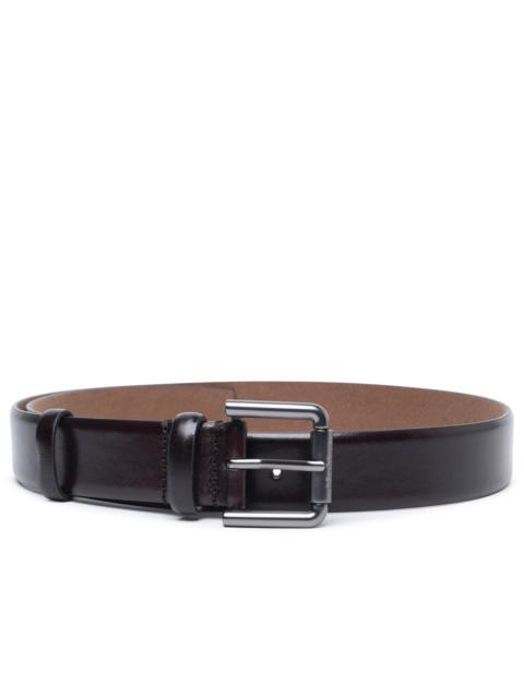 Max Mara Max Mara Donna Brown Leather Belt