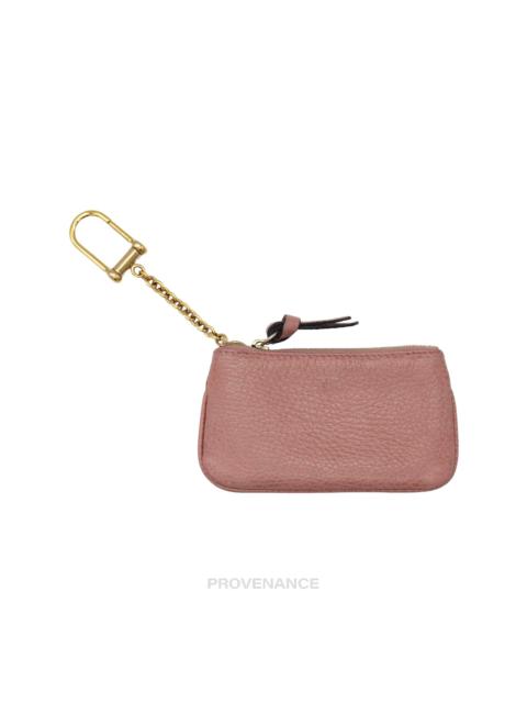 Gucci MII Key Pouch Cles - Powder Pink Tumbled Leather