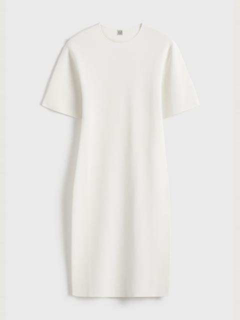 TOTEME Tee knit dress white