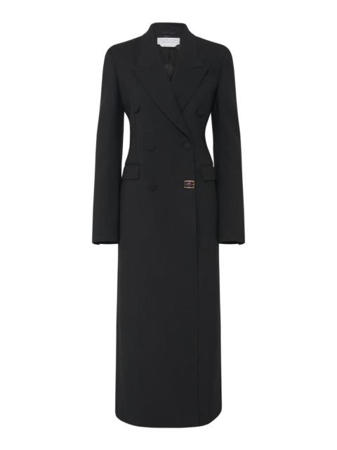 GABRIELA HEARST Julien Double-Breasted Virgin-Wool Coat black