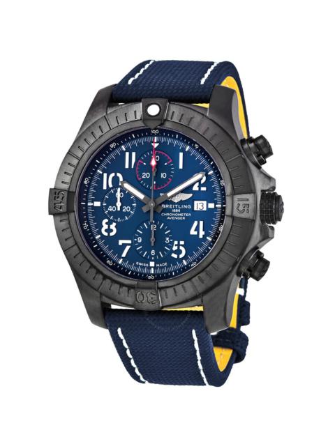 BREITLING Breitling Super Avenger Night Mission Chronograph Automatic Chronometer Blue Dial Men's Watch V13375