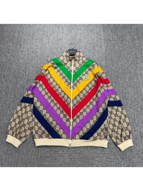 GUCCI Gucci colorful striped jacket