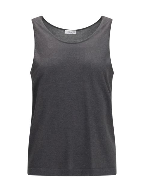 Brunello Cucinelli Brunello Cucinelli Women Luminous Knit Tank Top