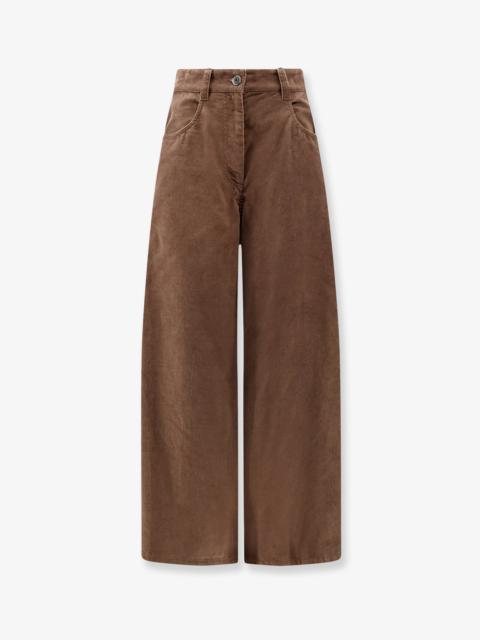 Brunello Cucinelli Brunello Cucinelli Women Maxi Corduroy Trousers