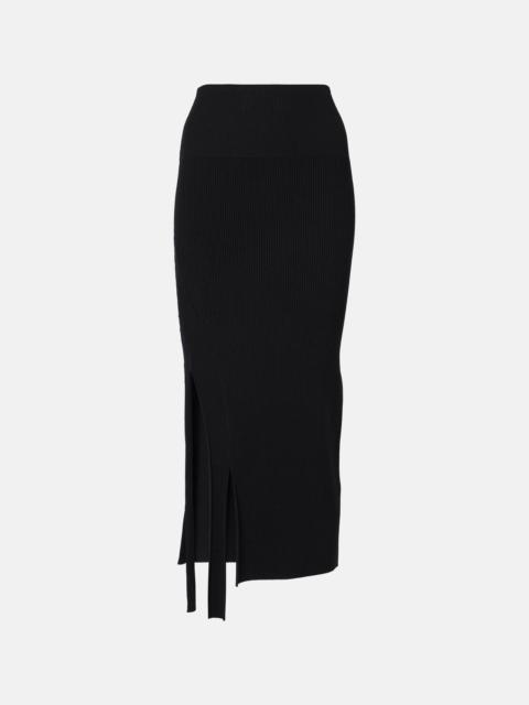 Victoria Beckham Satin midi skirt