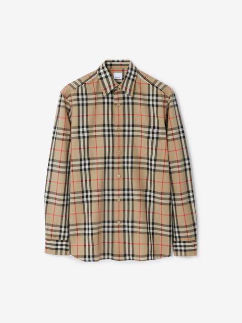 Burberry Check Cotton Shirt