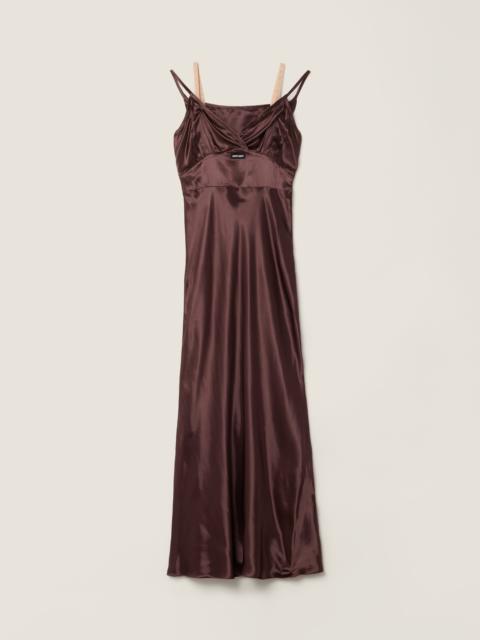 Miu Miu Long satin dress