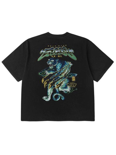 EVISU Neon Leopard Printed T-shirt