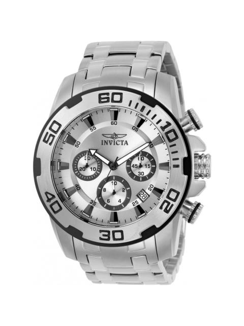Other Designers Invicta Pro Diver Chronograph Silver Dial Men's Watch 22317