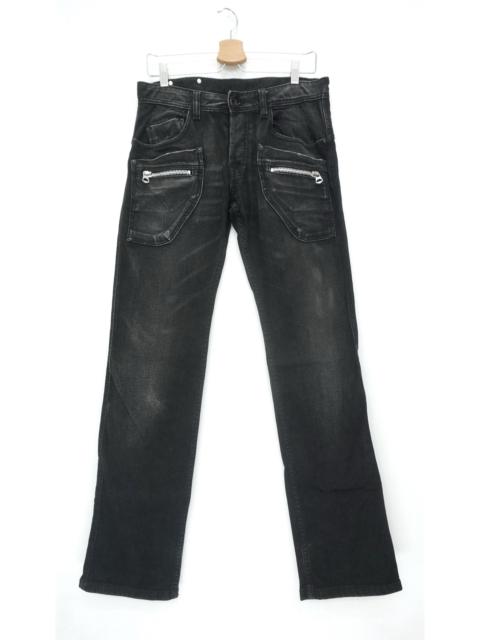 Other Designers Distressed Denim - VTG 💥 UNION MADE KAPORAL 5 Buckle Back Bush Jeans