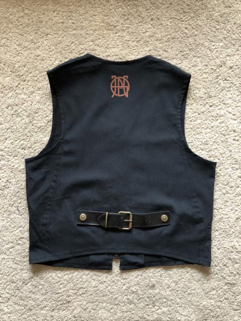 Jean Paul Gaultier 1990s Jean Paul Gaultier Buckle Back Black Vest