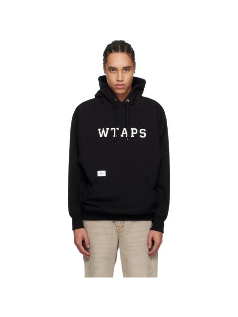 WTAPS Black Cotton Academy Hoodie