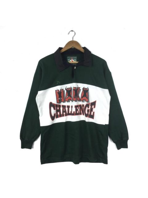 Other Designers Vintage - VINTAGE KIWI NEW ZEALAND HAKA CHALLENGE POLOS RUGBY