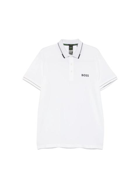 BOSS Boss White Polo Shirts Men