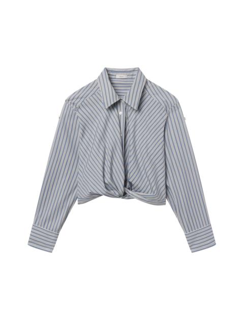 A.L.C. Leo Cropped Cotton Shirt