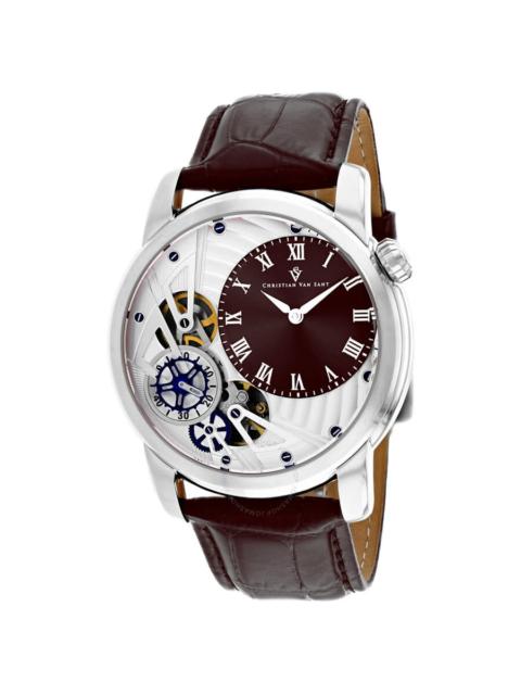 Other Designers Christian Van Sant Sprocket Auto-Quartz Brown Dial Men's Watch CV1544