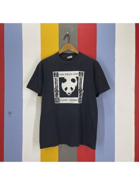 Other Designers Vintage - 1987 SAN DIEGO ZOO GIANT PANDA Crew Neck T Shirt #1544/AZ