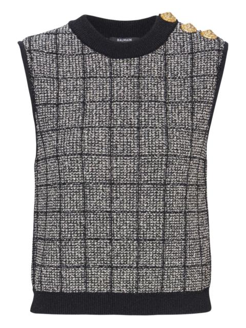 Balmain Tweed Tank Top