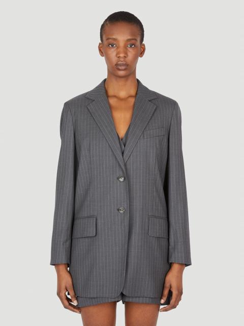 Max Mara Pinstriped Wool Blazer