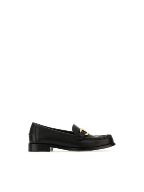 FERRAGAMO FERRAGAMO Maryan Black Leather Loafers New & Authentic (Wome