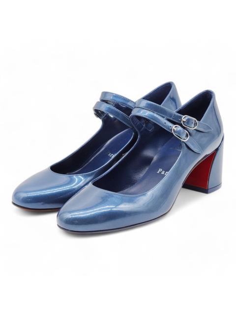 Christian Louboutin Miss Jane Pumps 55mm - Leather - Blue - 37 6.5 US $945