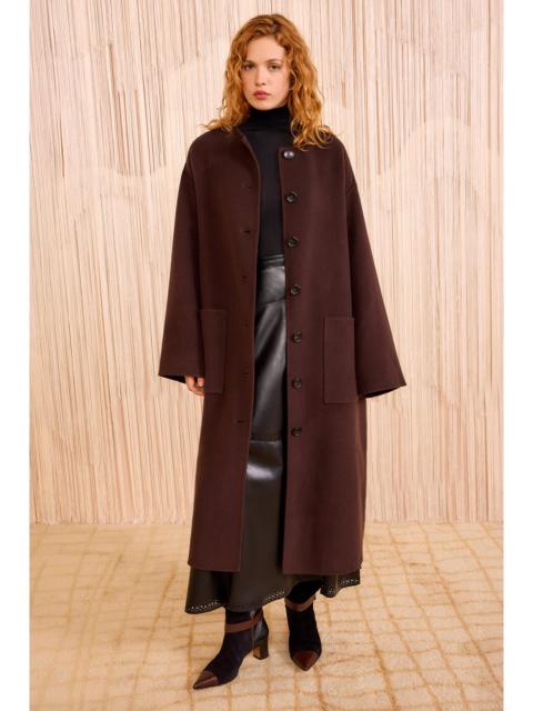 ULLA JOHNSON Fernanda Double Faced Wool Oversized Coat