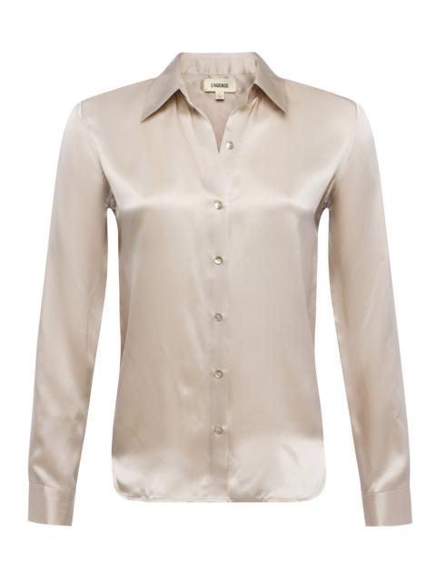 L'AGENCE Tyler Silk Blouse