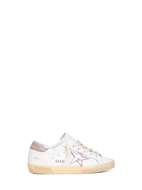 Golden Goose White leather Super-Star sneakers