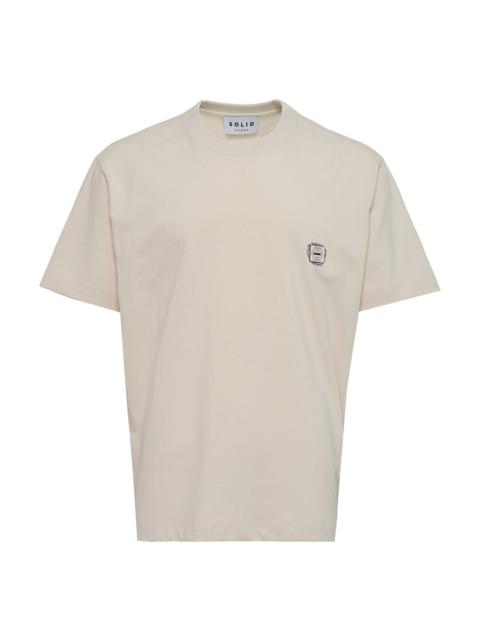 SOLID HOMME Back Solid Tee