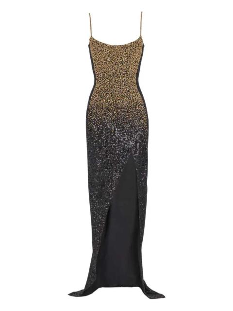Balmain Balmain Women Long Dress With Embroidery