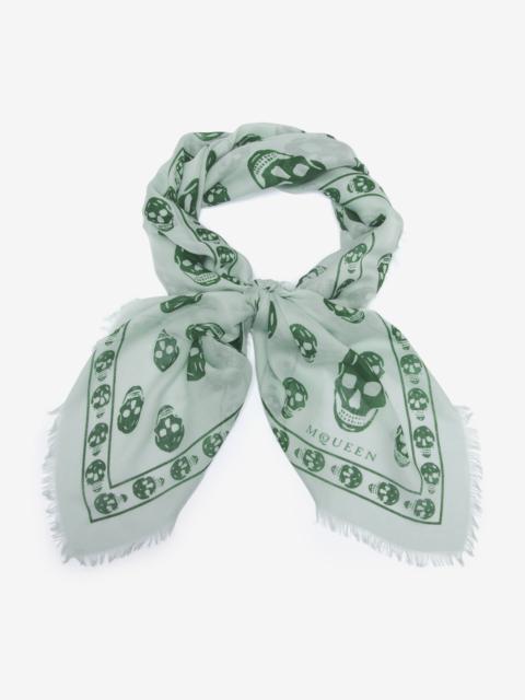 Alexander McQueen Classic Skull Foulard