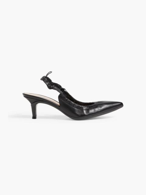 Gianvito Rossi Alina leather slingback pumps