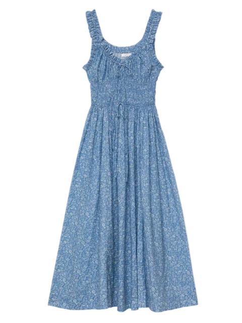 DÔEN Emmaretta Dress in Blue Garden Bloom