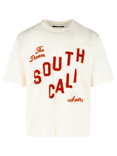 AMIRI Amiri 'South Cali' Ivory Cotton T-Shirt Men