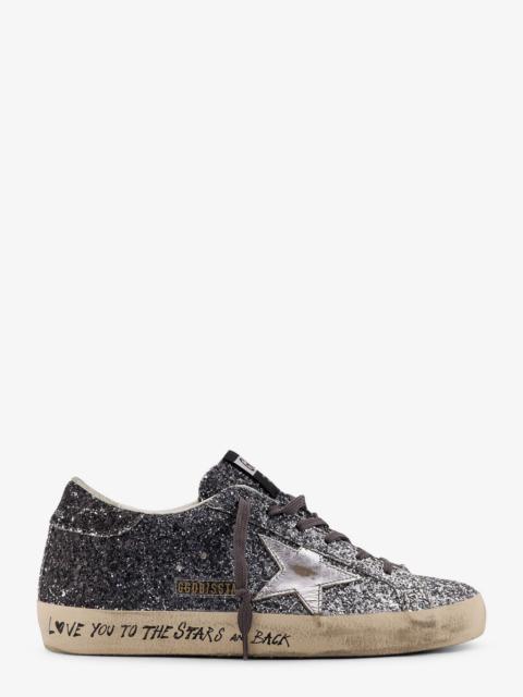Golden Goose Golden Goose Deluxe Brand Super-Star Classic With List Low-Top Sneakers With Sequins