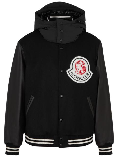 Moncler X Billionaire Boys Club Duran wool-blend varsity jacket