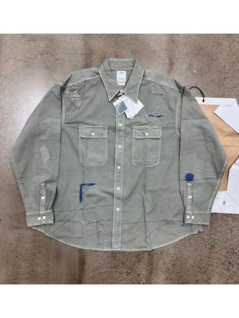 visvim Visvim 20aw Grand River L/S Crash Olive