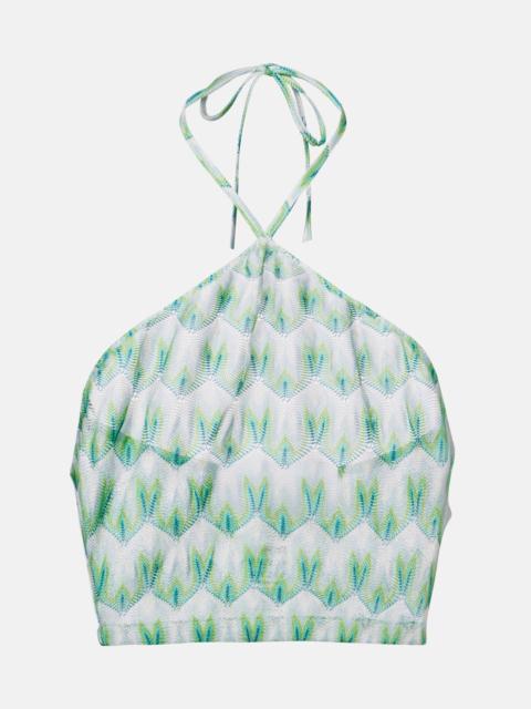 Missoni Zig Zag halterneck top