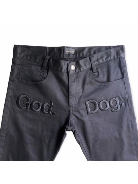 UNDERCOVER SS14 GOD DOG Embroidered Pants