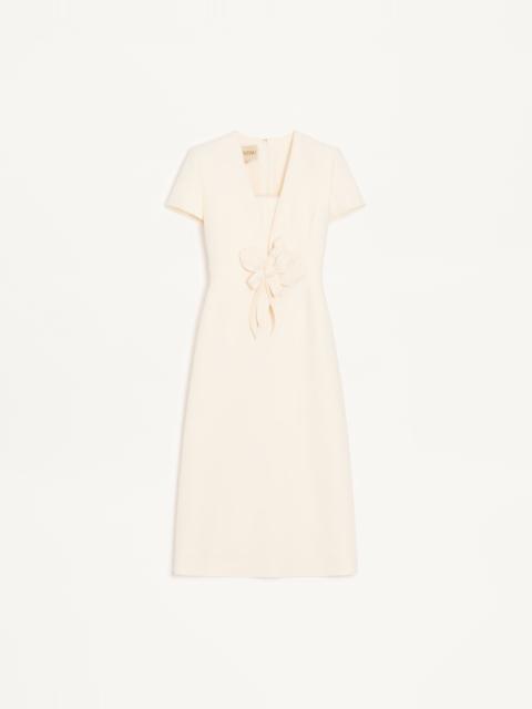 Valentino EMBROIDERED CREPE COUTURE DRESS