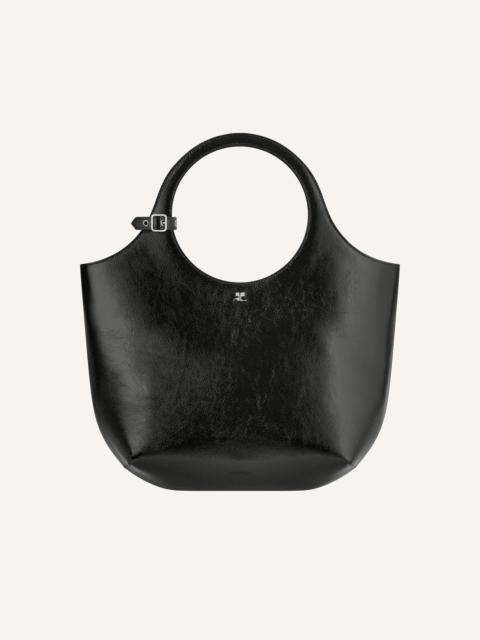 courrèges MEDIUM HOLY NAPLACK LEATHER BAG