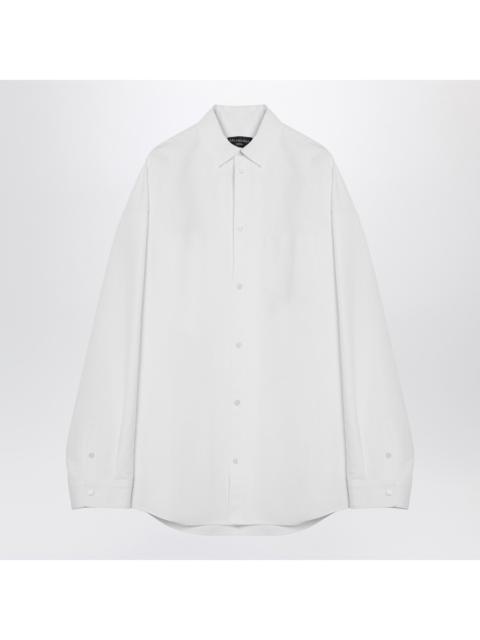 Balenciaga Large Fit Outerwear Shirt White
