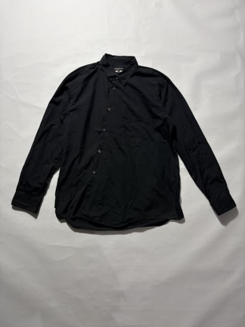 Comme des Garçons Homme Plus COMME DES GARCONS HOMME PLUS ASYMMETRIC BUTTON UP BLACK L/S