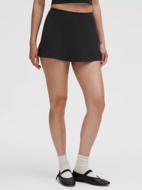 lululemon Nulu Bow-Detail Mini Skirt *Set of the Month: Balletcore