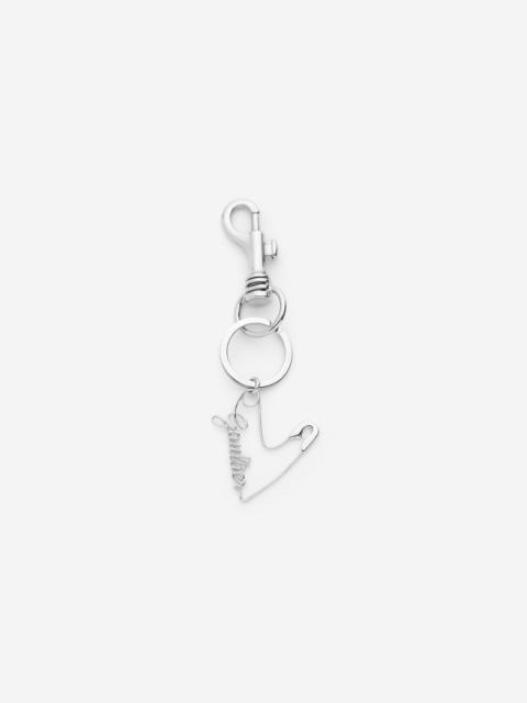 Jean Paul Gaultier THE HEART SAFETY PIN KEYCHAIN