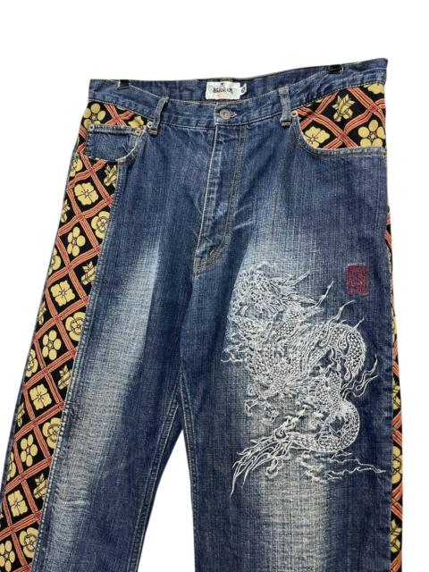 Other Designers Vtg KARAKURI TAMASHII Embroidery Dragon Classic Sukajan💥