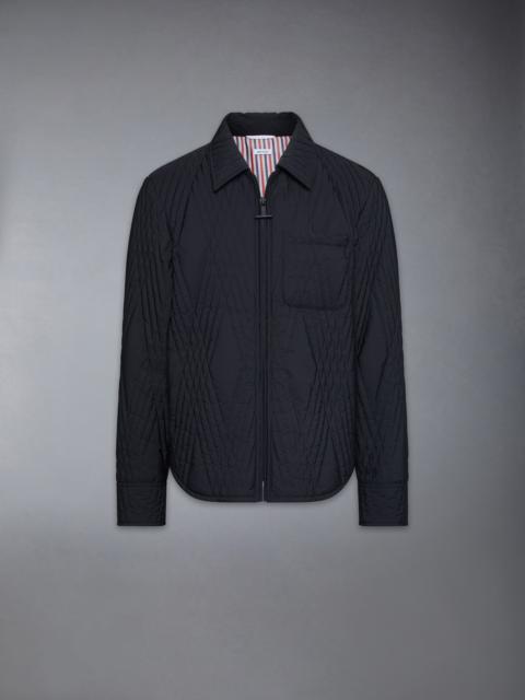 Thom Browne POLY TWILL ECO FILLED QUILTED OVERSIZE SHIRT